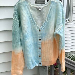 Davi &Dani Cardigan Multi Color NWT